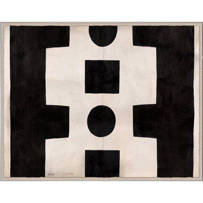 Paule Marrot " Yellow And White Abstract " by Paule Marrot