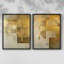 ABSTRACT Series CXII - Reproduction encadrée de qualité supérieure - prête à être accrochée - aucun clou requis - aucun clou requis-898989376-898989385