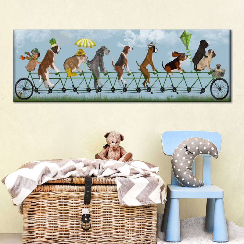 Impression sur toile sur toile Tandem, H 10 po x l 30 po