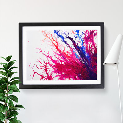 Abstract Coral Reef Art - Single Picture Frame Print