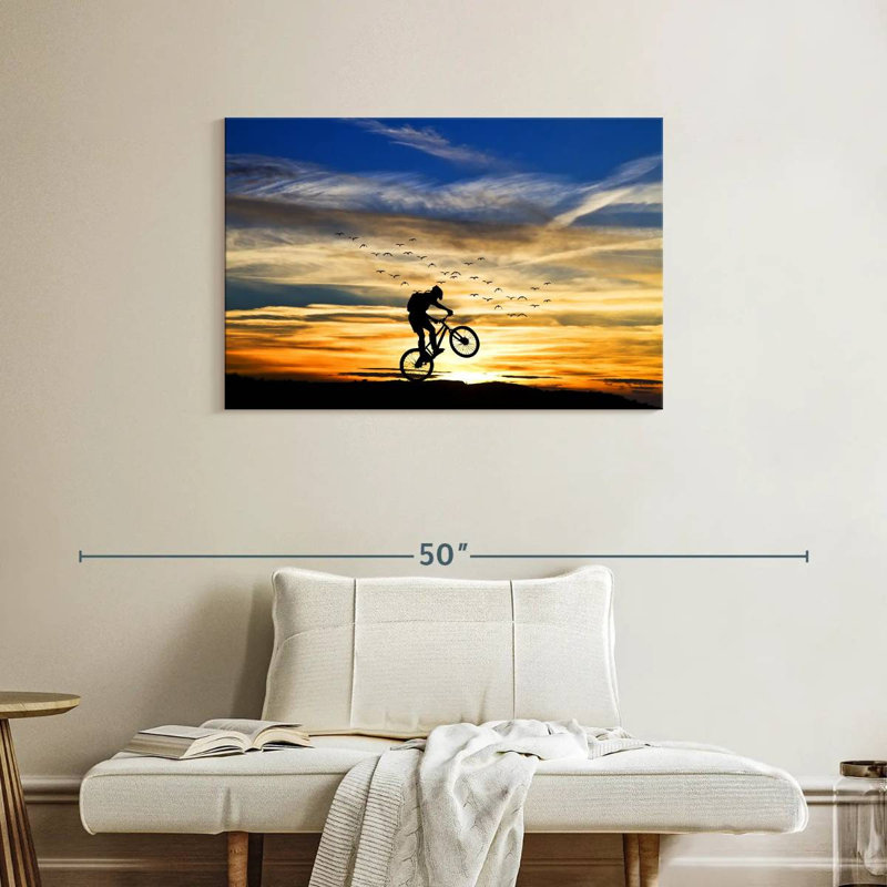 Silhouette de vélo Mehar, H 24 po x l 36 po