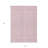 3' X 5' Pink And Silver Geometric Washable Indoor Outdoor Area Rug