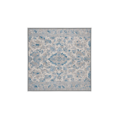 Machine Washable Gray Area Rug