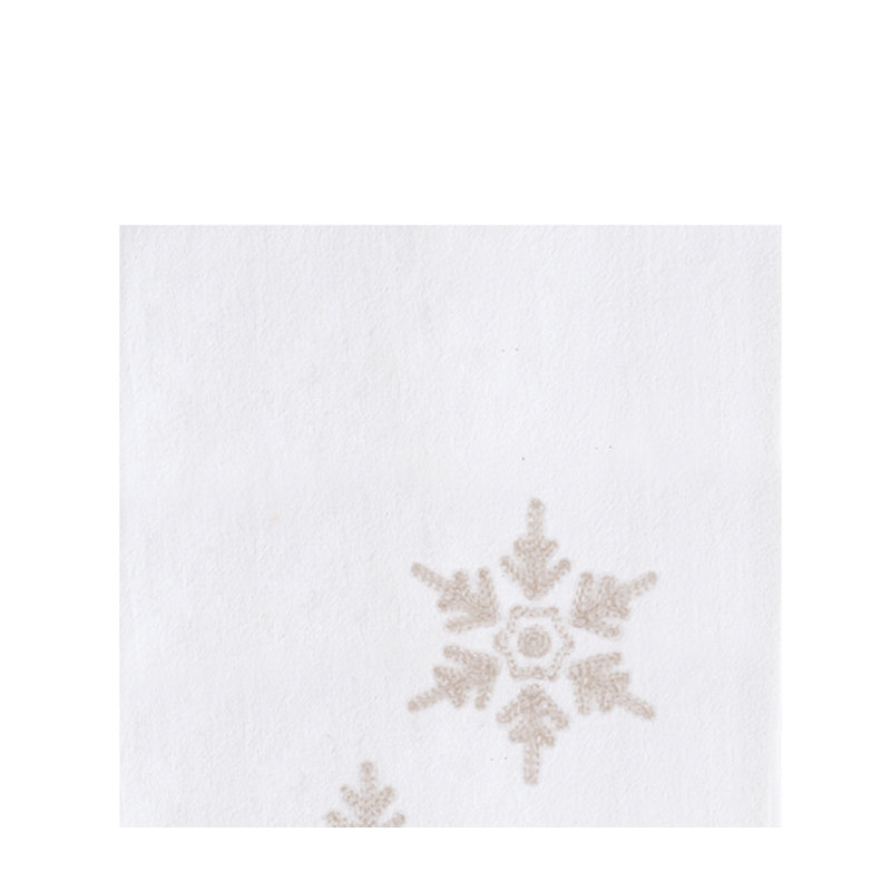 Serviette flocon de neige