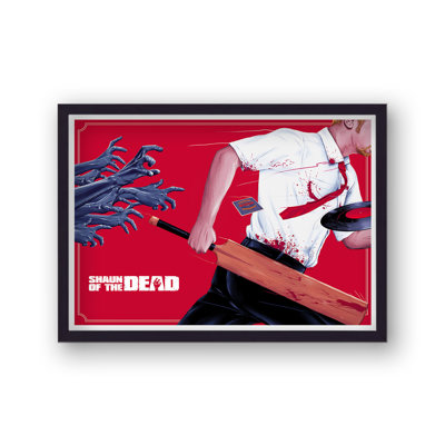 Shaun Of The Dead V2 Reimagined Movie Poster - Single Picture Frame Print