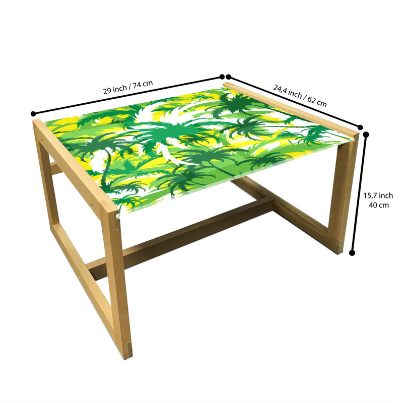 Jafari Sled Coffee Table, 62cm H x 74cm W x 40cm D