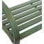 Banc de jardin en métal Verdigris