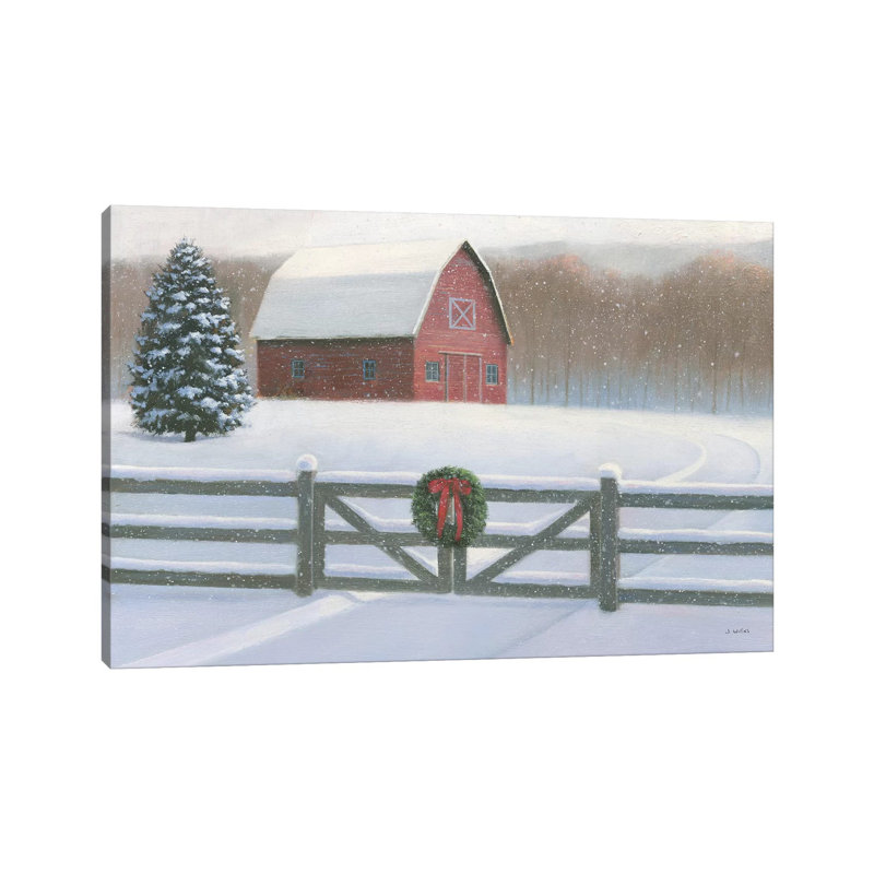 Farmhouse Christmas by James Wiens - Wrapped Canvas Print, 66.04 cm H x 45.72 cm W x 1.91 cm D