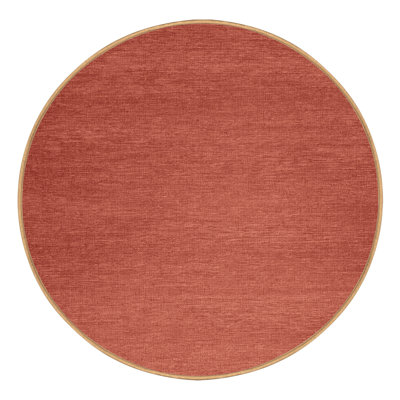 Tapis rose uni lavable à la machine