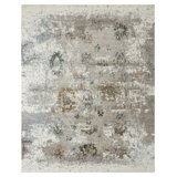 Illusion Weave Hand Knotted Abstract Area Rug