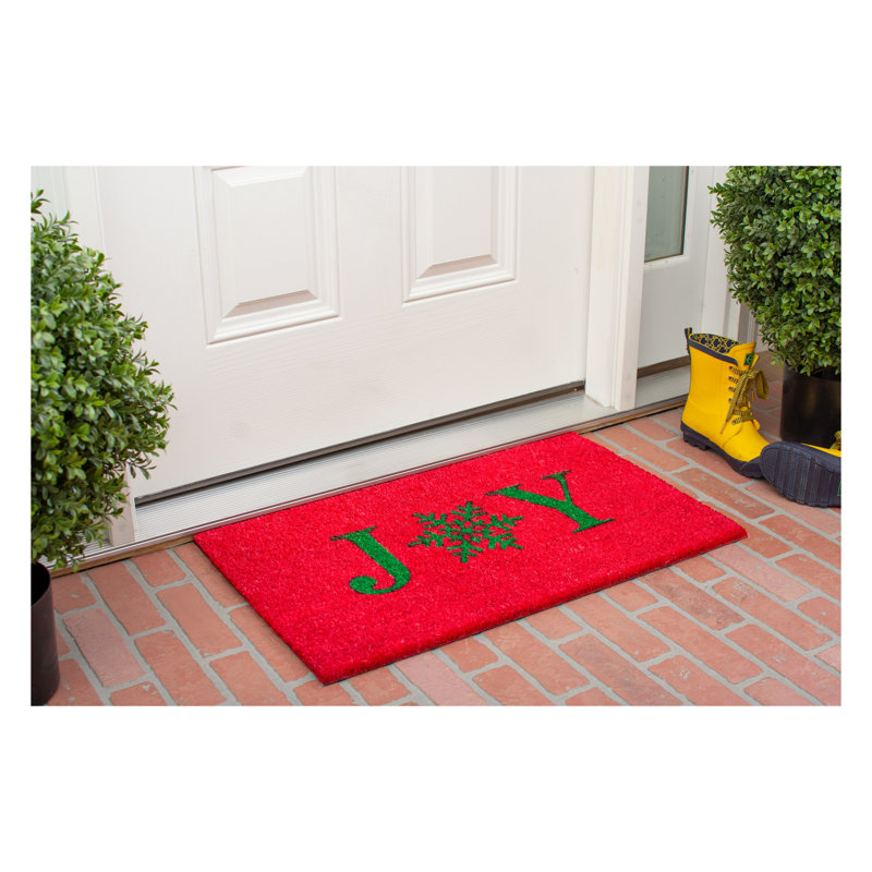 Amla Non-Slip Christmas Outdoor Doormat
