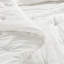 Courtepointe très grande taille en gaze de coton brodée, blanc naturel, peau, chaleur toutes saisons avec attrait douillet et taies décoratives assorties, testée pour son charme visuel léger, confortable et confortable