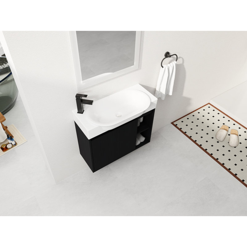  Ensemble de meuble-lavabo mural Modern