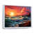 White Floater Framed