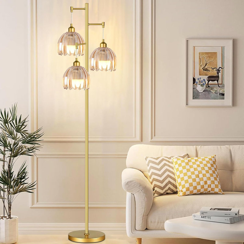Lampe sur pied Modern Tree, Transparent