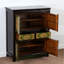 Armoire d'appoint moderne et simple en bois massif