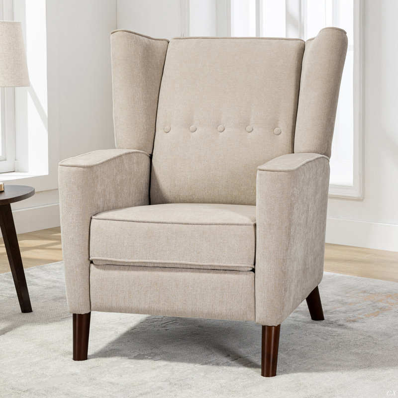 Fauteuil inclinable Libeth, Chenille brun clair