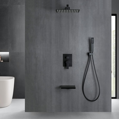 Système de douche de baignoire avec valve brute
