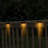 Matte Black Solar Powered Integrated LED Step Light Kit