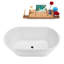 53.9'' x 29.3'' Soaking Acrylic Bathtub-95288440