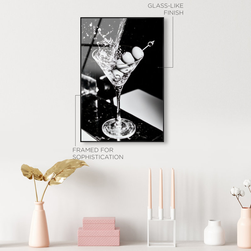 Chill Time III Print by Oliver Gal, 37"H x 25"W, Black Floater Frame