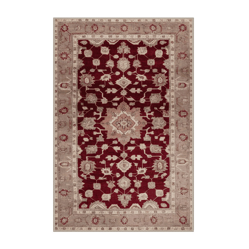 Tapis brun lavable à la machine, Tapis de couloir 2 pi x 5 pi