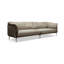Canapé modulaire kaki en cuir véritable-1239076478-1239076473