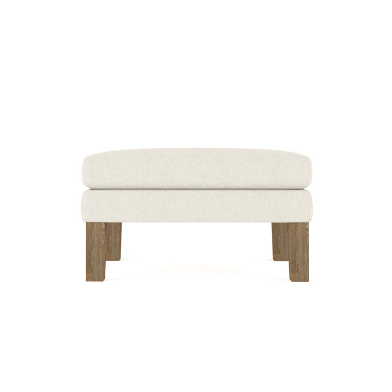 Charlton Ottoman, Vintage Leather Oyster, Natural
