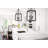 Powell 3 - Light Oil Rubbed Bronze / Clear Pendant