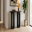 Console 50 "Modern Sculptural, pieds ovales pour l'entrée - Standard