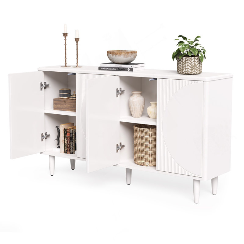 Mangue 59.4'' Sideboard, White