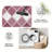 Mauve Argyle carpet-easy to clean, machine-washable, soft and comfortable; suitable for door mats, kitchens, living rooms, bedrooms, corridors, and laundry areas. Easy to clean, durable carpet for home decoration.-1704966451