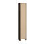 Bibliothèque rectangulaire à 8 tablettes avec 2 tablettes fixes, cappuccino