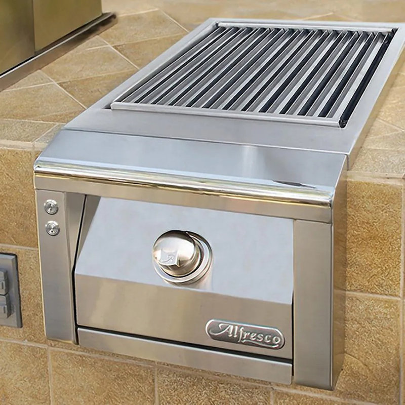 Alfresco 14 in. W x 26.875 in. D Stainless Steel Side Burner