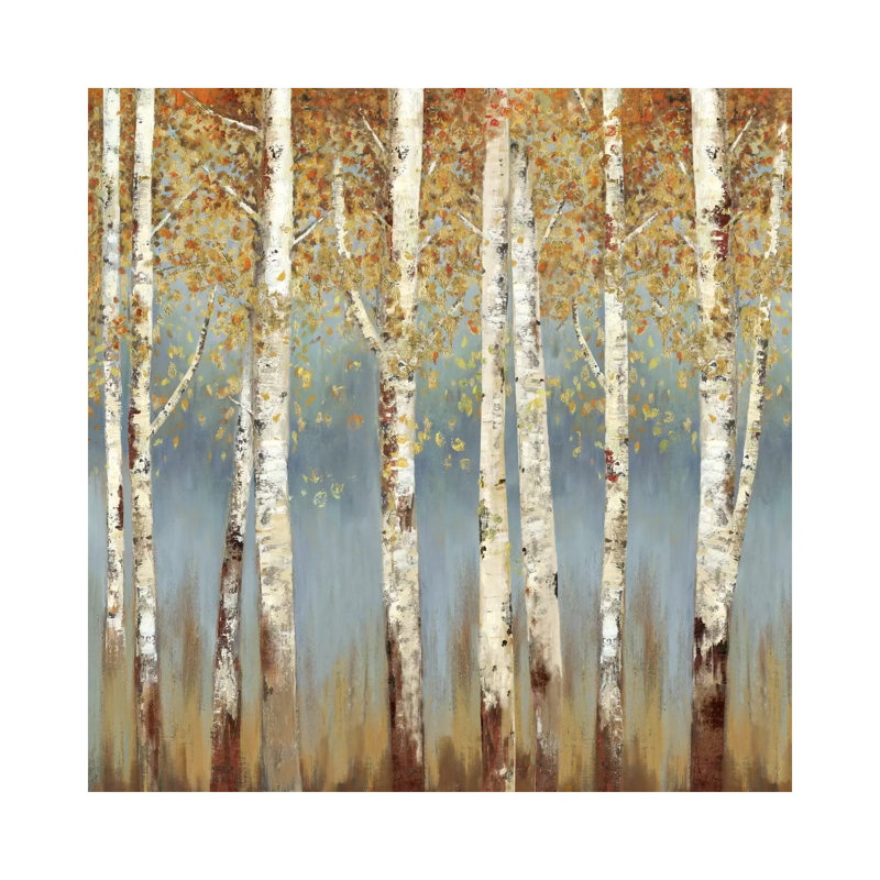 Falling Embers II by Allison Pearce - Wrapped Canvas Painting, 66.04 cm H x 66.04 cm W x 3.175 cm D