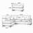 3-Pcs Sectional Sofa Polyfiber Cushion Sofa Chaise Ottoman Reversible Couch Pillows-1159906668-1159906669