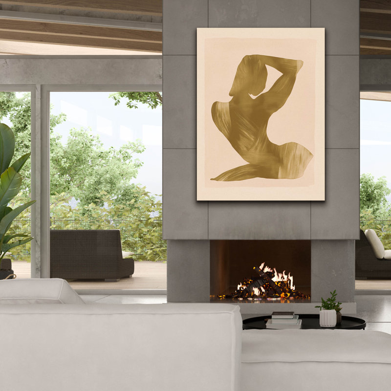 «Silhouette Expression» par Svetlana Aleynikova, art mural sur toile, H 54 po x l 40 po