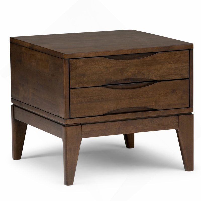 Modern - End Table - Walnut Brown