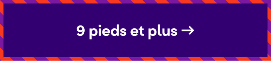 Arbres de Noël de 9 pieds et plus