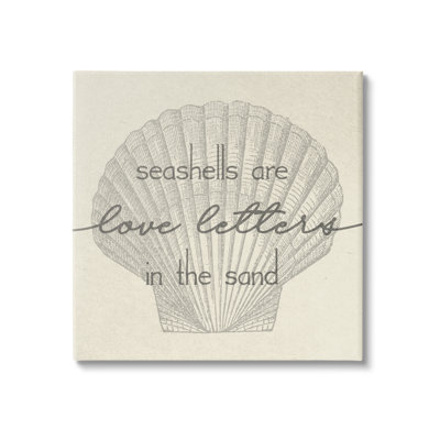 «Seashells Are Love Letters» par Daphne Polselli - impression