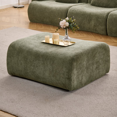 35.5" Upholstered Modular Compression Ottoman by Mercer41