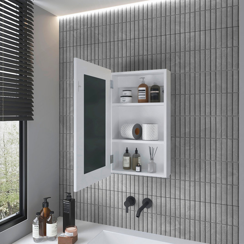 Pharmacie Sanford, salle de bain, blanc, Blanc
