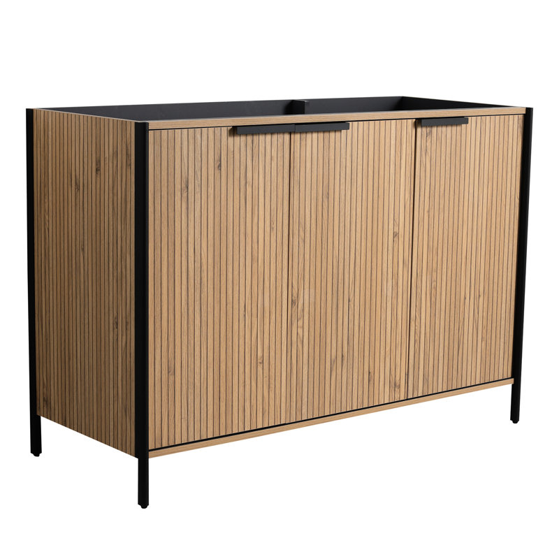 Meuble-lavabo moderne 48 po - Contreplaqué, abondante tablette, 48"