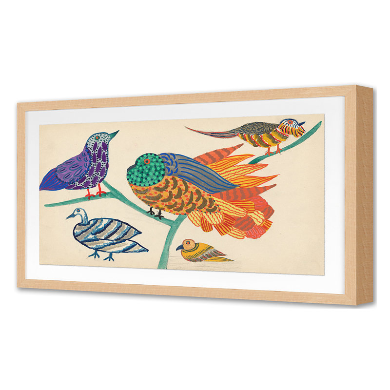 Untitled Print by Grand Archives, Maple Single Picture Framed