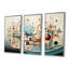 Cyniyah - ensemble d'art mural paysage urbain-108314119-108314115