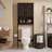 Dharmraj Over The Toilet Bathroom Storage With Upper Cabinets And Open Shelves-124581905