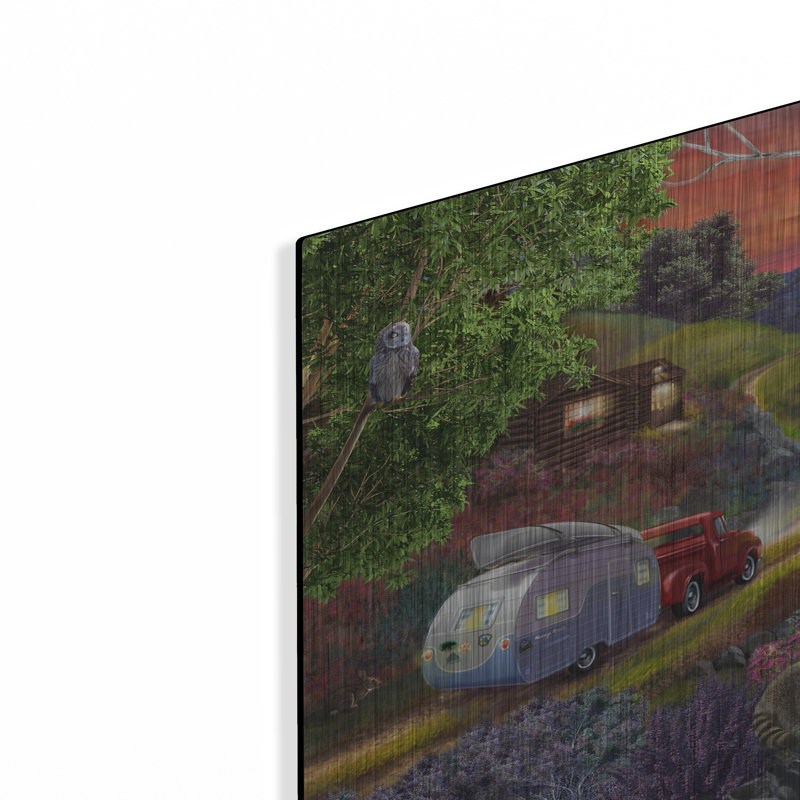 "Neighbours 2" par Bigelow, illustrations en métal, H 16 po x l 24 po