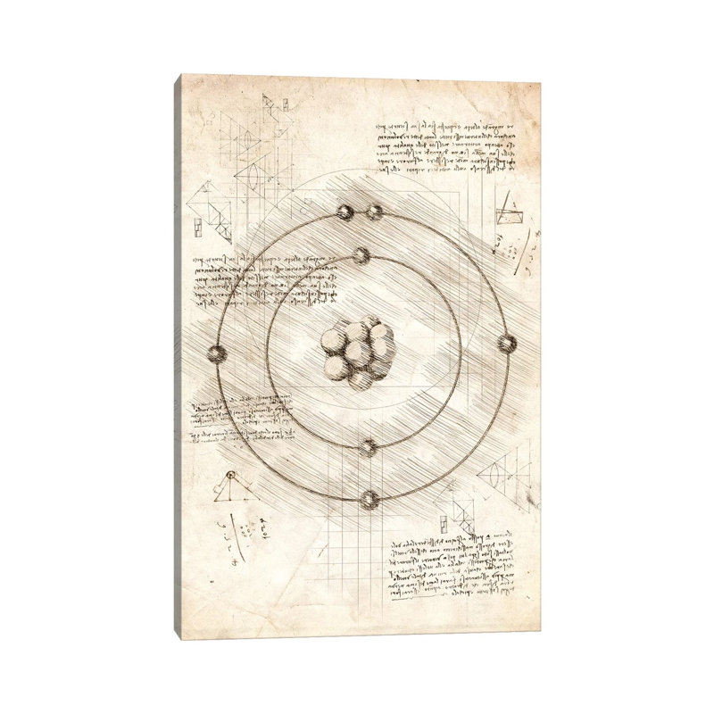 " Subatomic Particles " by Cornel Vlad, 12" H x 8" W x 0.75" D