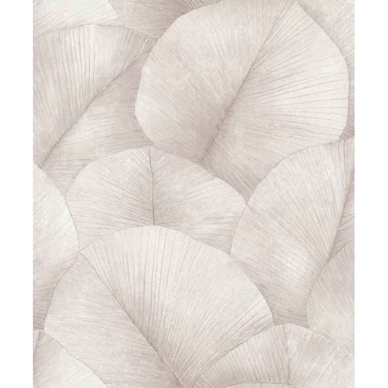 Amariyana Collection Textured Palm Wallpaper Roll, Pink