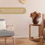 Banc de douche en bois manufacturé Evanas